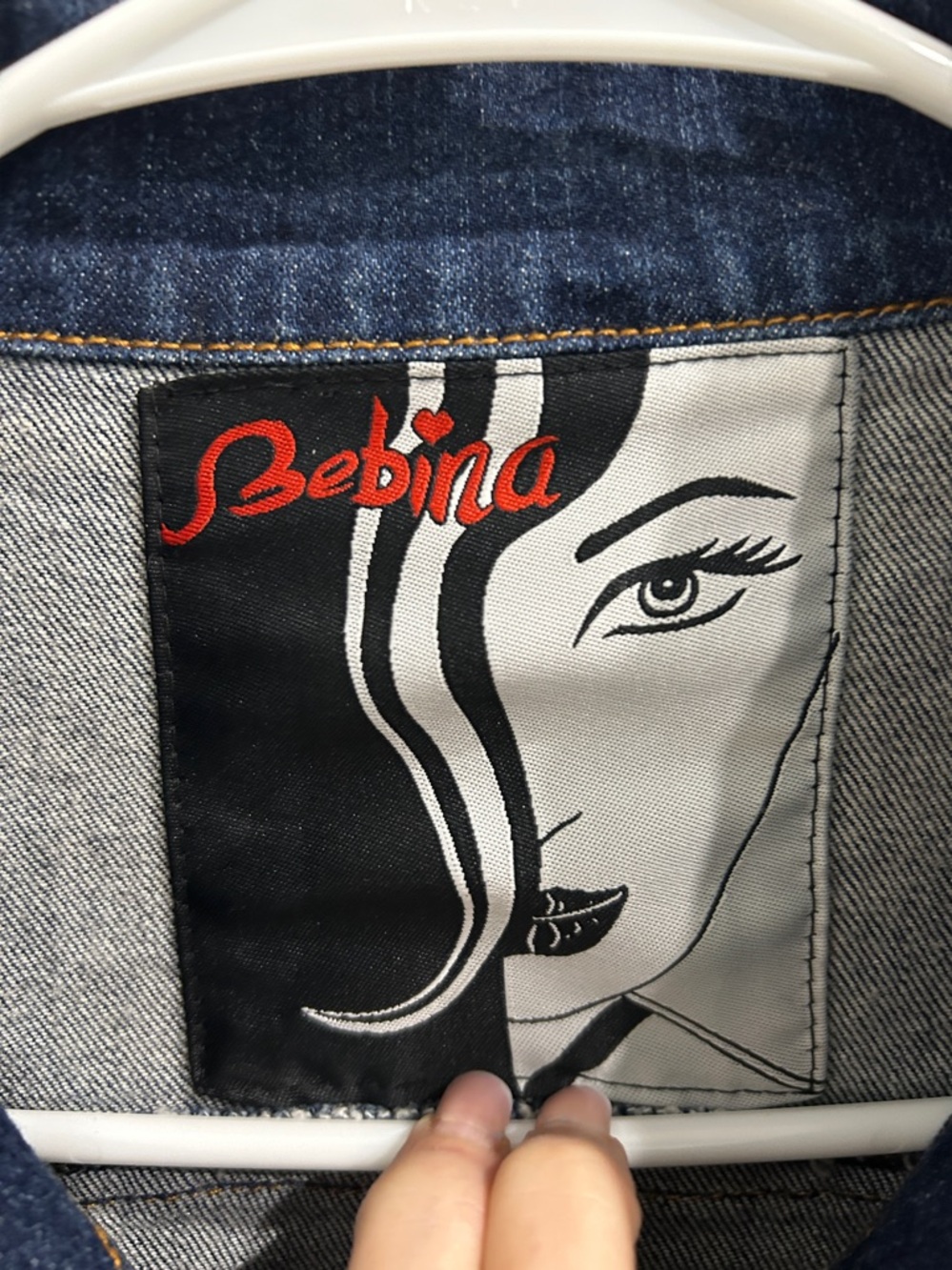 Bebina Cropped Embellished Denim Jacket |Size Small - Picture 5 of 16